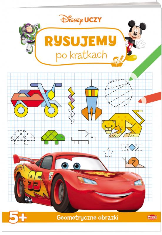 KSIĄŻECZKA DISNEY UCZY MIX. RYSUJEMY PO KRATKACH