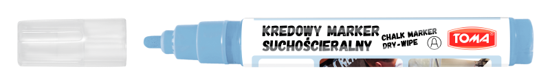 MARKER SUCHOŚC.KREDOWY 4,5MM NIEBIESKI PASTEL