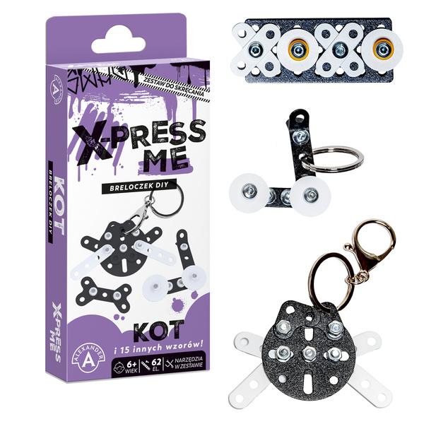 BRELOCZEK KOT DIY X PRESS ME