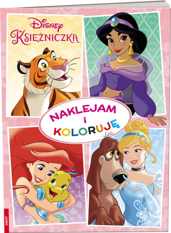 KSIĄŻECZKA DISNEY KSIĘŻNICZKA.NAKLEJAM I KOLORUJĘ