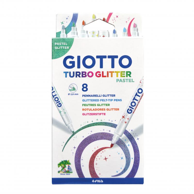 PISAKI 8 GIOTTO GLITTER PASTEL