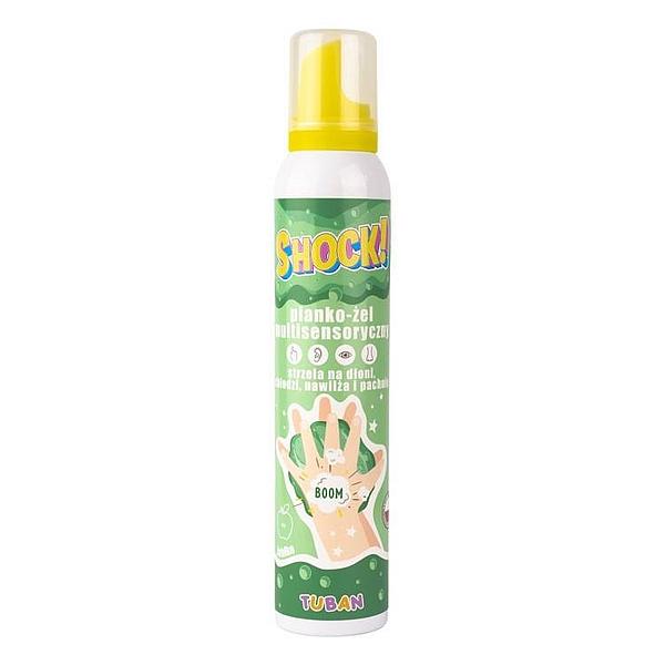 MULTISENSORYCZNY PIANKO-ŻEL SHOCK! 200ML JABŁKO TUBAN