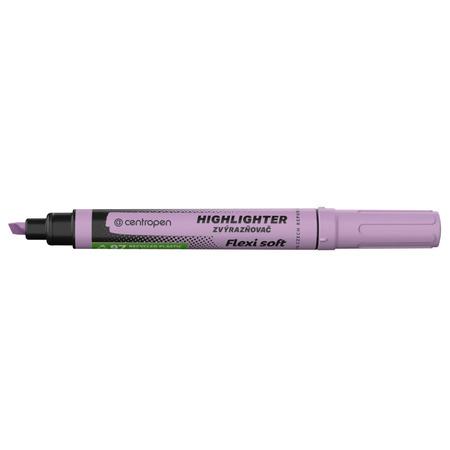 ZAKREŚLACZ CENTROPEN FLEXI 8542 PASTELOWY FIOLETOWY
