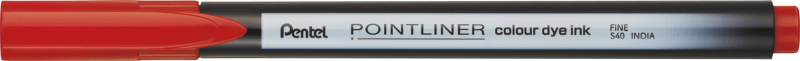 CIENKOPIS POINTLINER COLOUR B/CZERWONY