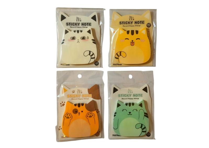 NOTES SAMOPRZYLEPNY 75X75 60K KOTY A03-10 A/36