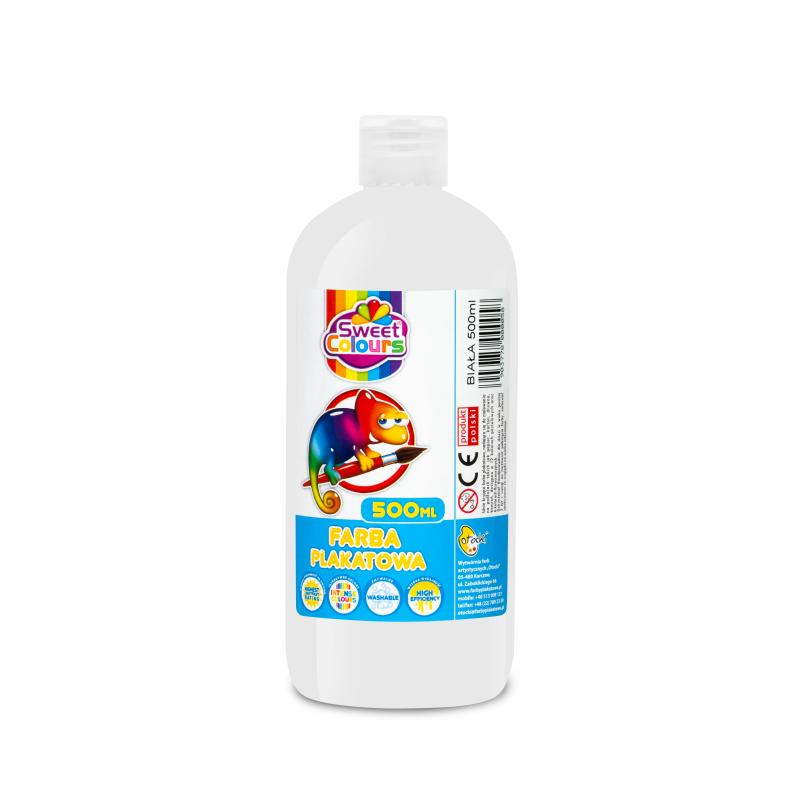 FARBA PLAKATOWA OTOCKI 500ML BIAŁA