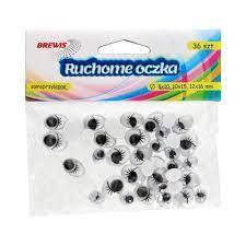 OCZY RUCHOME OVAL+CZARNE RZĘSY