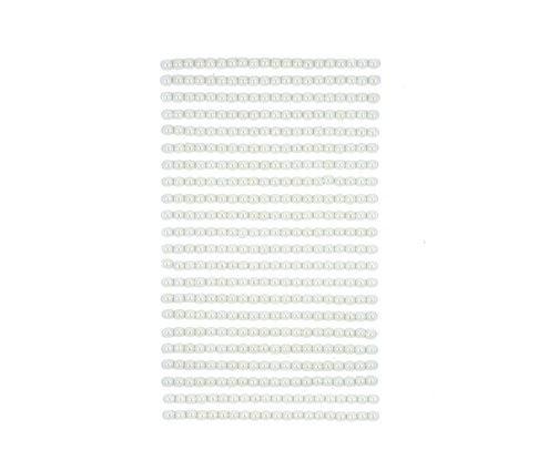 PERŁY SAMOPRZYLEPNE 4MM 440SZT IVORY