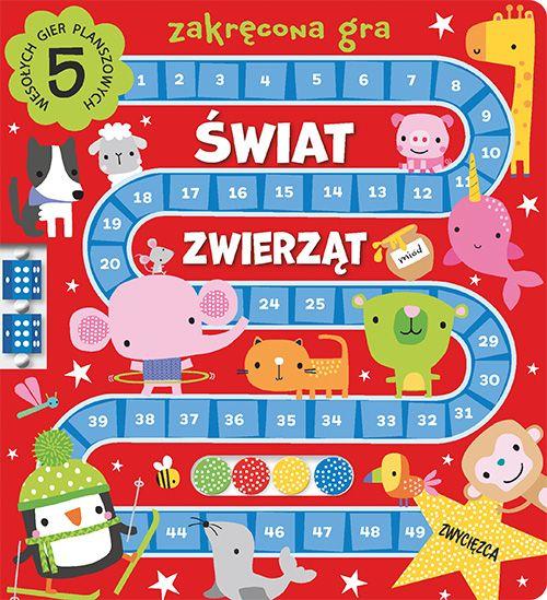 KSIĄŻECZKA ZAKRĘCONA GRA ŚWIAT ZWIERZĄT
