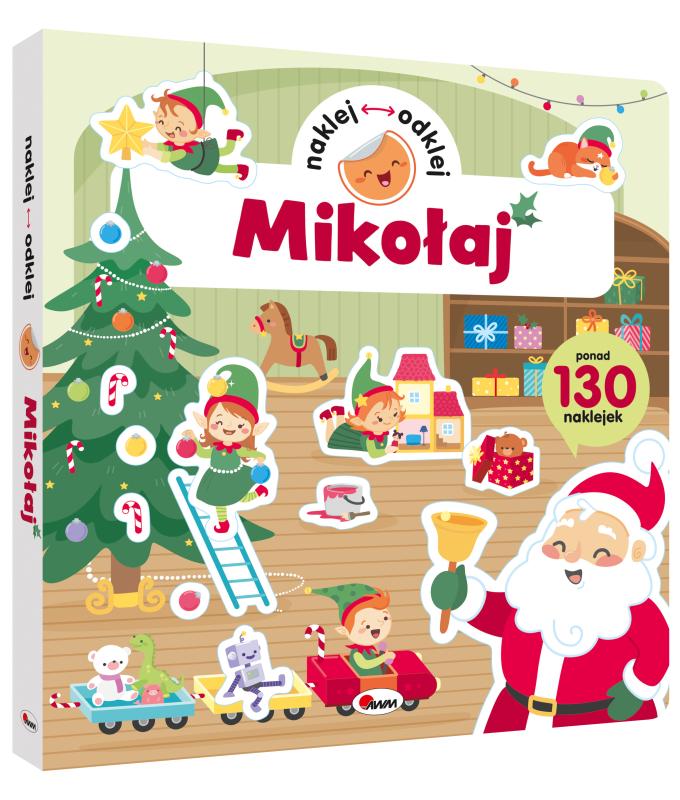 KSIĄŻECZKA NAKLEJ ODKLEJ MIKOŁAJ #ŚWIĘTA