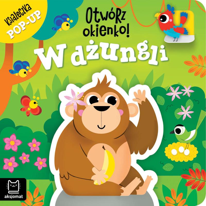 KSIĄŻECZKA OTWÓRZ OKIENKO! W DŻUNGLI KSIĄŻECZKA POP-UP