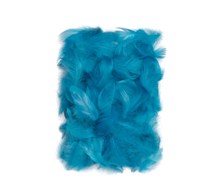 PIÓRKA 5-12CM 10G TURQUOISE