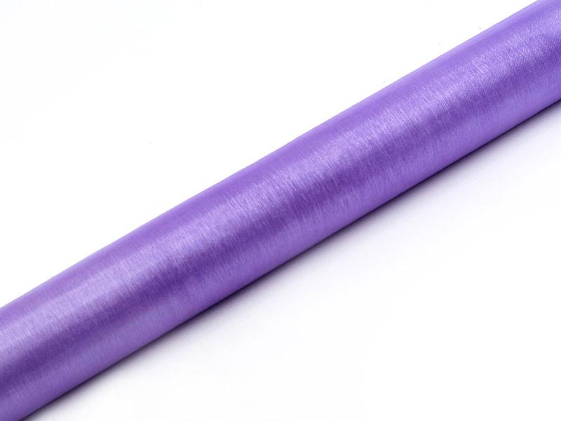 ORGANZA GŁADKA LILIOWA 0,36X9M