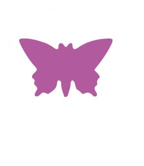 DZIURKACZ OZDOBNY 5CM MOTYL