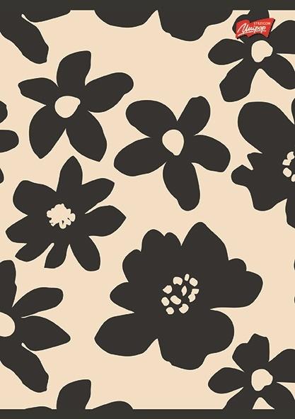 ZESZYT A5/80 = MONO BLOOMS LAMINOWANY