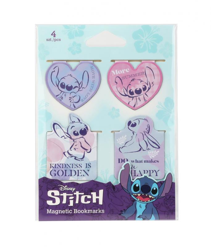 ZAKŁADKI MAGNETYCZNE 4 SZT. MIX - WZÓR 3 - DISNEY FASHION STITCH