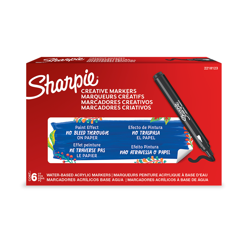 MARKER AKRYLOWY SHARPIE CZARNY