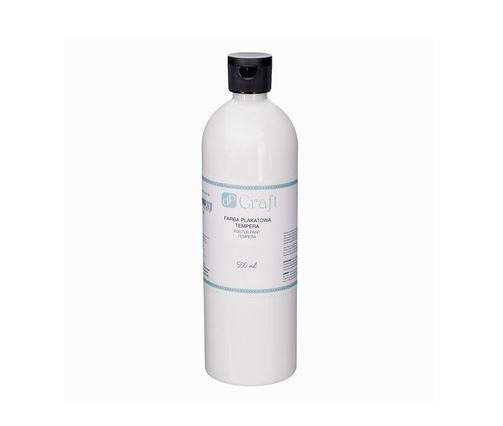 FARBA PLAKATOWA TEMPERA, 500 ML - WHITE