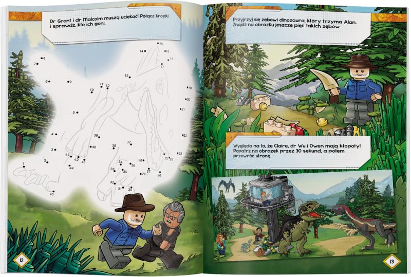 KSIĄŻECZKA LEGO JURASSIC WORLD. MISJE ALANA GRANTA