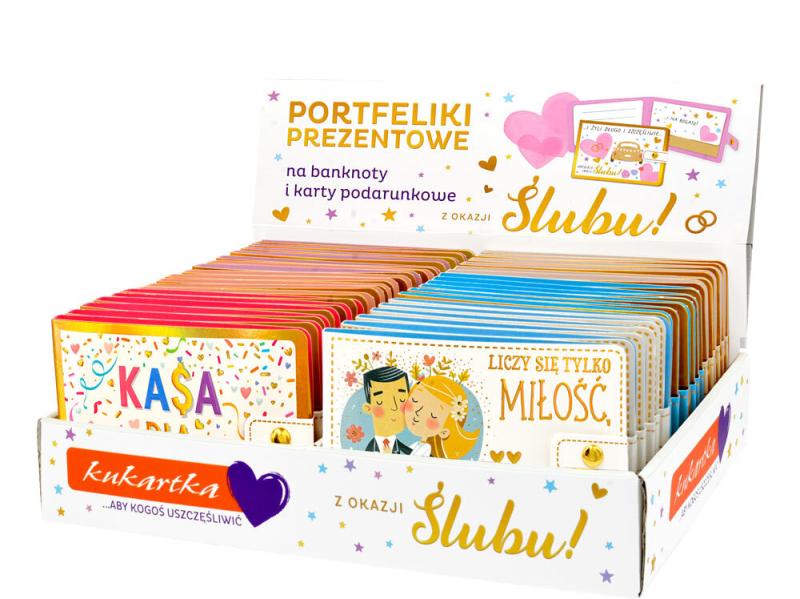 PORTFELIK POR ŚLUB KUKARTKA A/36
