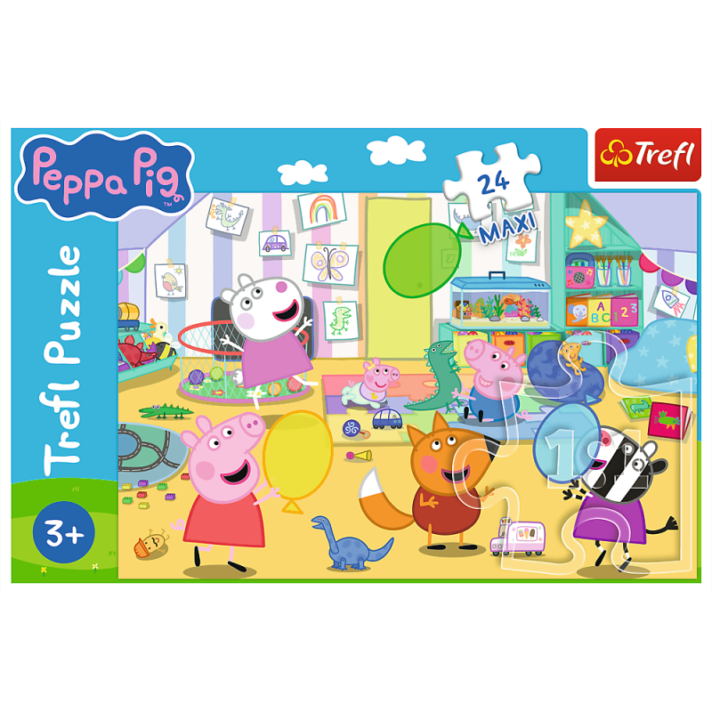 PUZZLE 24 TREFL PIĘKNA PEPPA