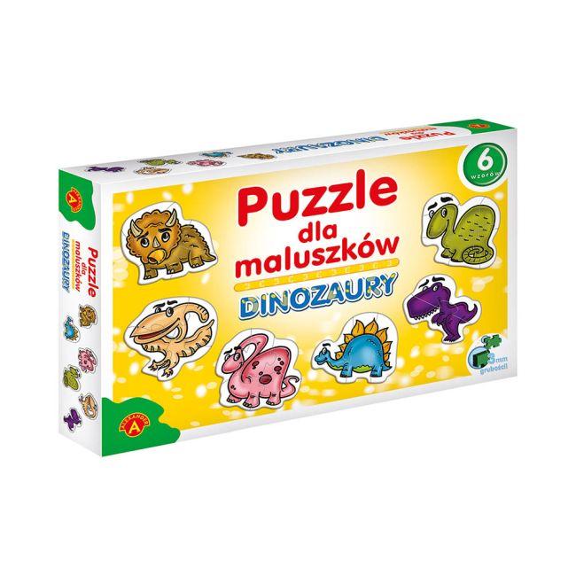 PUZZLE DLA MALUSZKÓW DINOZAURY