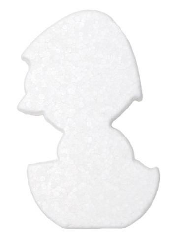 KURCZAK STYROPIAN.PŁASKI 14CMX10CMX2CM A6 WIELKANOC
