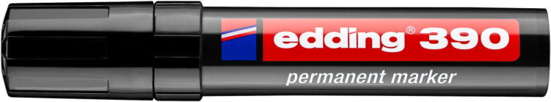MARKER PERMANENTNY E-390 EDDING 4-12MM CZARNY