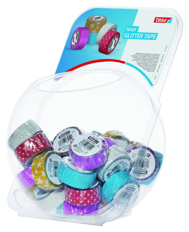 TAŚMA DEKORACYJNA WASHI TAPE TESA BONBONNIERE x 36 SZT.