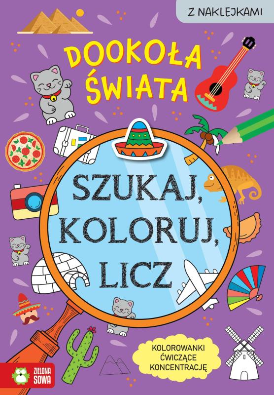 KSIĄŻECZKA SZUKAJ KOLORUJ I LICZ.DOOKOŁA