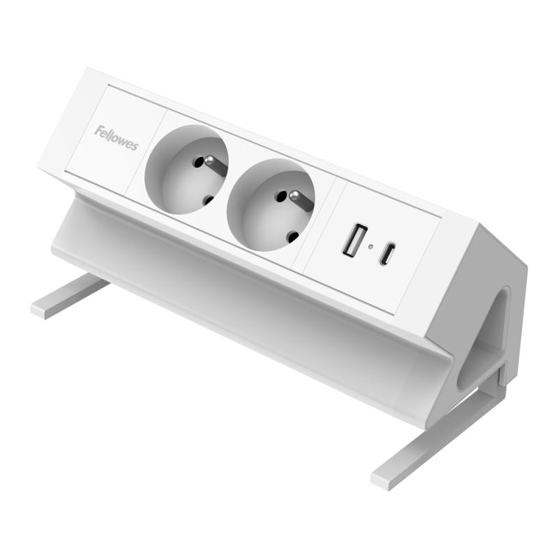 POWER DESK 2 TYP E BIAŁY BANER