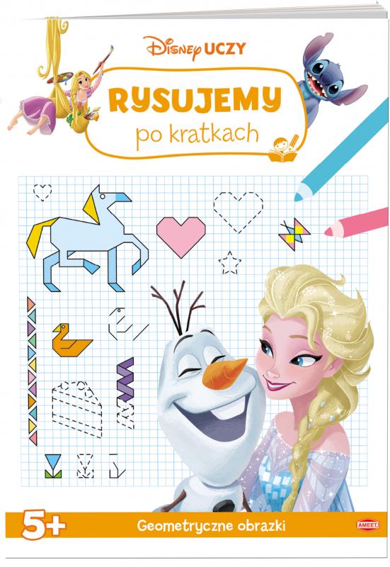 KSIĄŻECZKA DISNEY UCZY MIX. RYSUJEMY PO KRATKACH BANER