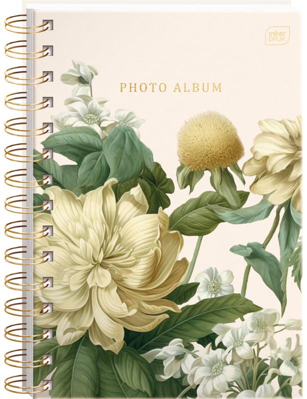 ALBUM NA ZDJĘCIA B5/25 METALIC FLOWERS
