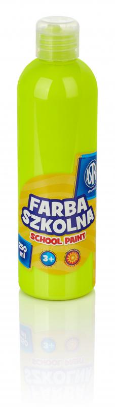 FARBA SZKOLNA ASTRA 250ML FLUORESCENCYJNA CYTRYNOWA