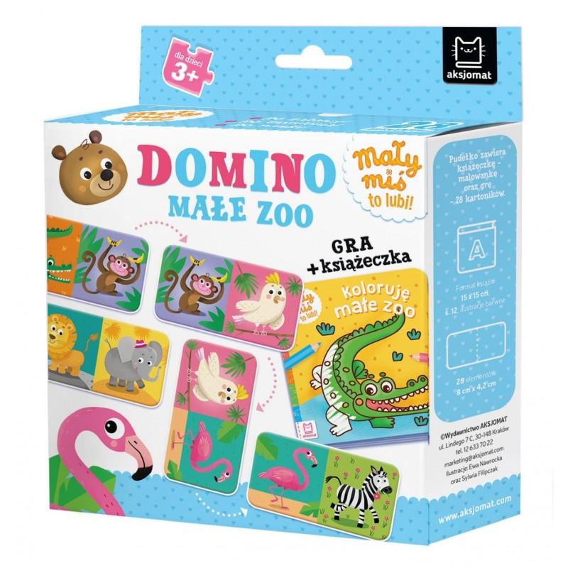 KSIĄŻECZKA DOMINO. MAŁE ZOO. MAŁY MIŚ TO LUBI! GRA+KSIĄŻECZKA 3+