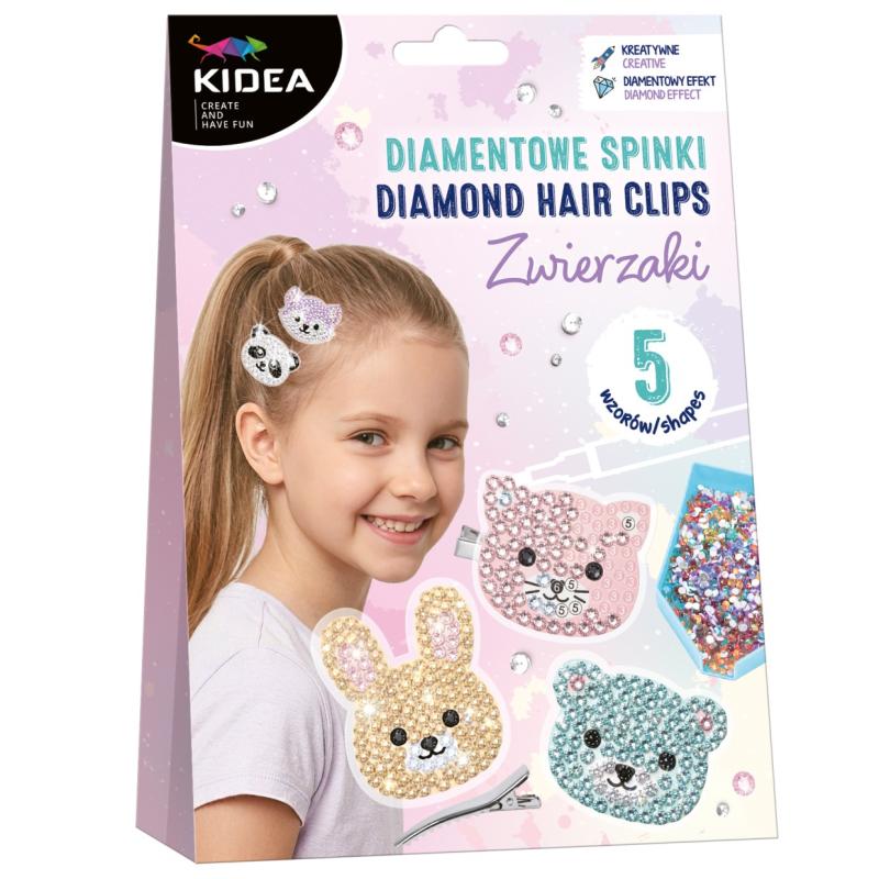 DIAMENTOWE SPINKI ZWIERZAKI KIDEA