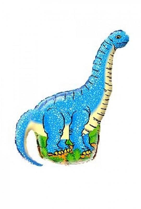 BALON FOLIOWY 14' FX - 'DINOSAUR-DIPLODOCUS' '(NIEBIESKI)