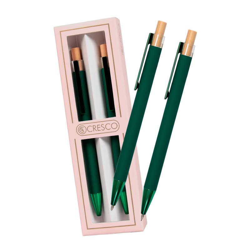 DŁUGOPIS + OŁÓWEK DYPLOMAT W ETUI 28 DY-07 ZIELONY