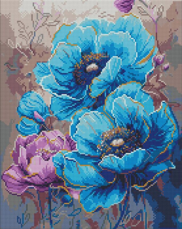ZESTAW DO MOZAIKI DIAMENTOWEJ SYMFONIA KOLORÓW 40X50CM