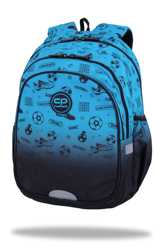 PLECAK SZKOLNY CP JERRY - FOOTBALL 2T BLUE
