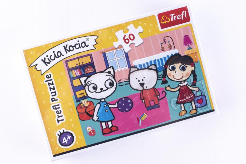 PUZZLE 60 TREFL KICIA KOCIA Z PRZYJACIÓŁMI