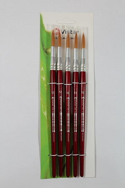 PĘDZELKI NYLONOWE 5 SZT/ NR-12