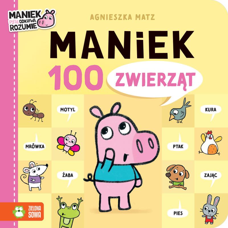 KSIĄŻECZKA MANIEK 100 ZWIERZĄT