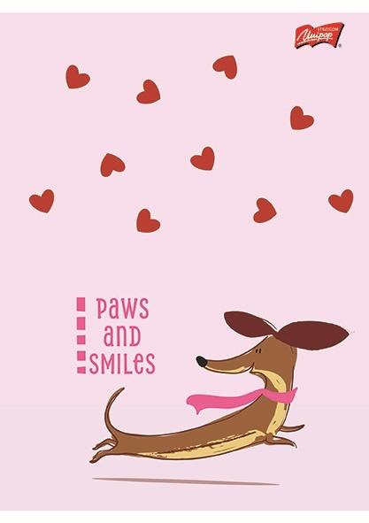 ZESZYT A4/32 # LOVELY DACHSHUND LAMINOWANY