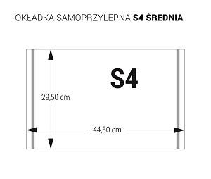 OKŁADKA S4 - ŚREDNIA PODRUK SAMOPRZYLEPNA A'25