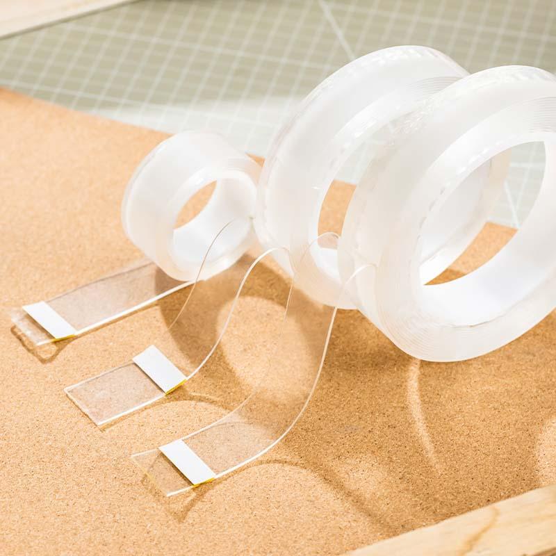 TAŚMA DWUSTRONNA WIELOFUNKCYJNA TRANSPARENTNA 1MM*24MM*3M DELI