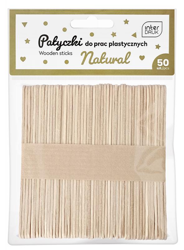 NATURALNE PATYCZKI DO PR PLAST 113X10 50SZT