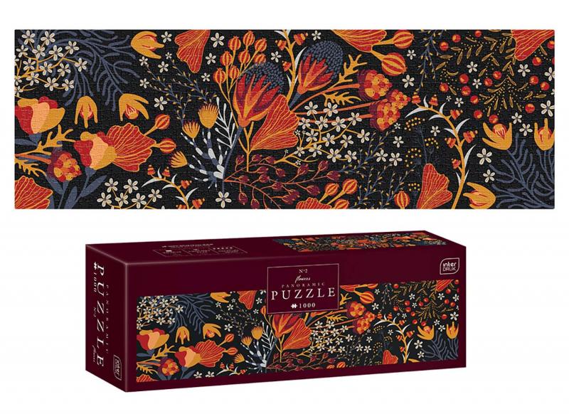 PUZZLE PANORAMICZNE 1000 FLOWERS 2