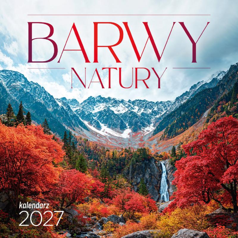 KALENDARZ KWADRAT BARWY NATURY AREX