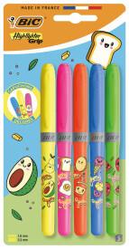 ZAKREŚLACZ BIC GRIP KAWAI NEON A/5